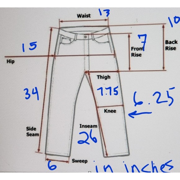 Rock Revival Betty Jeans Straight Women 24 Blue Medium Wash Stretch Thick Stitch - Picture 4 of 12